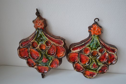 Vintage Jan van Erp wandhangers. - 1