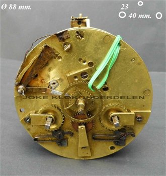 = Pendule uurwerk voor onderdelen = 35851 - 0