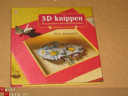 Papier-Plezier --- 3D KNIPPEN --- populaire decoratietechnieken - 1