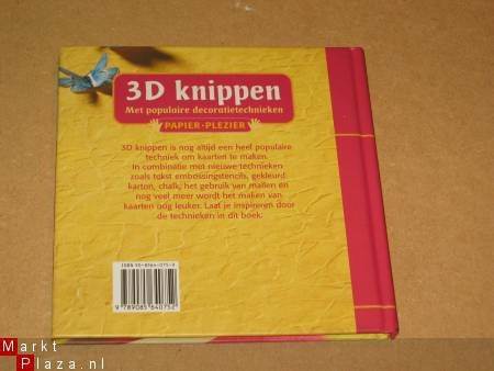 Papier-Plezier --- 3D KNIPPEN --- populaire decoratietechnieken - 2