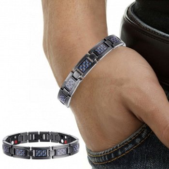 Pijnbestrijding met Heren Magneetarmband - 3