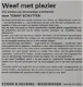 Ariadne Handwerk Bibliotheek --- WEEF MET PLEZIER --- Tonny Schutten - 1 - Thumbnail