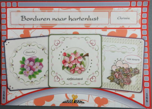 HOBBYDOLS boekje nr. 166 --- Borduren naar hartenlust --- Borduren - 1