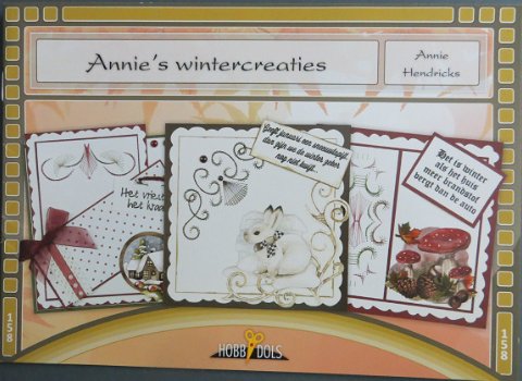 HOBBYDOLS boekje nr. 158 --- Annie's wintercreaties --- Borduren - 1