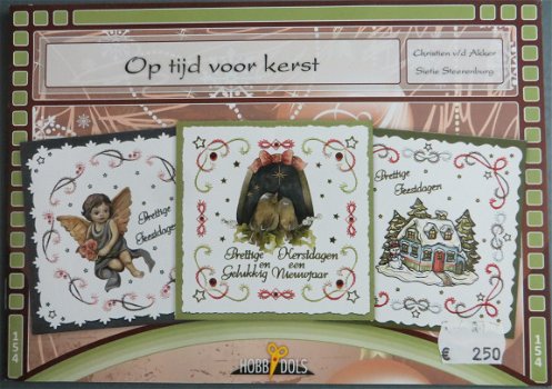 HOBBYDOLS boekje nr. 154 --- Op tijd voor kerst --- Borduren - 1