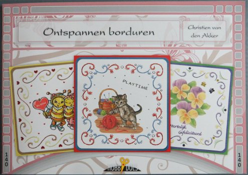 HOBBYDOLS boekje nr. 140 --- Ontspannen borduren --- Borduren - 1