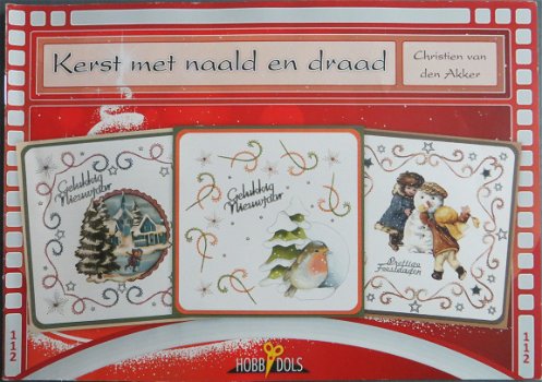 HOBBYDOLS boekje nr. 112 --- Kerst met naald en draad --- Borduren - 1