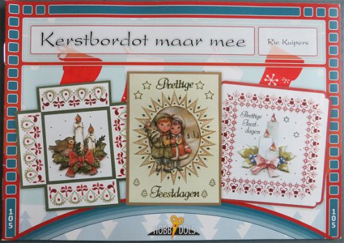 HOBBYDOLS boekje nr. 105 --- Kerstbordot maar mee --- Borduren en Hobbydotten - 1