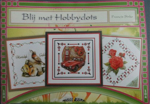 HOBBYDOLS boekje nr. 104 --- Blij met Hobbydots --- Hobbydotten - 1