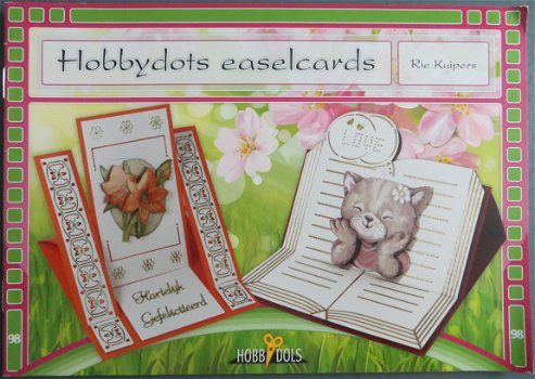 HOBBYDOLS boekje nr. 98 --- Hobbydots easelcards --- Hobbydotten - 1