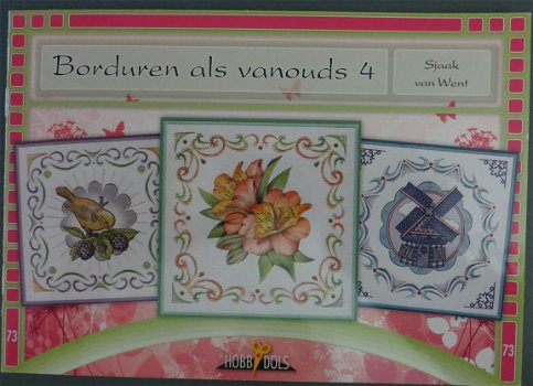 HOBBYDOLS boekje nr. 73 --- Borduren als vanouds 4 --- Borduren - 1