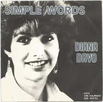 Diana Davo ‎: Simple Words *** ZEER ZELDZAAM*** - 1