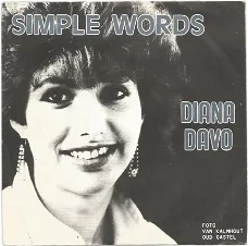 Diana Davo ‎: Simple Words *** ZEER ZELDZAAM***