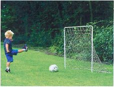 Kleine voetbalgoal, voetbaldoel, goal, doel. Gratis bezorgd