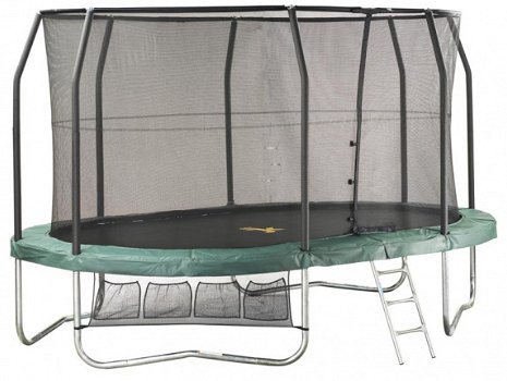 NIEUWSTE TRAMPOLINE JumpPod Ovaal, gratis bezorging heel NL - 1