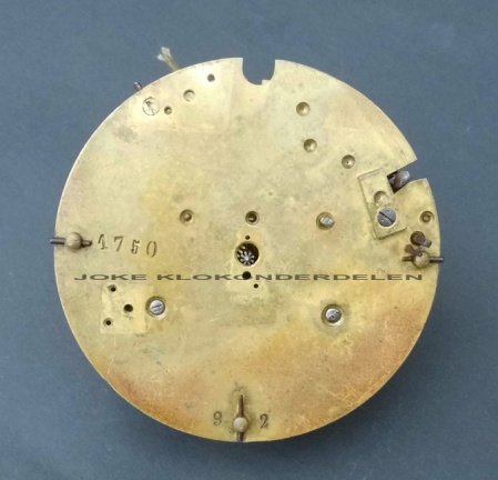 Pendule uurwerk voor onderdelen =35875 - Afbeelding 4
