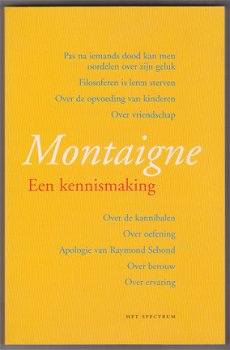 Montaigne - Een kennismaking - 1