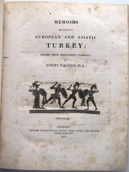 Memoirs relating to European and Asiatic Turkey 1817 (1e dr) - 4