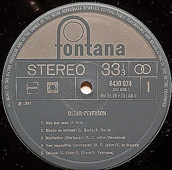LP - Oscar Peterson - 1