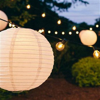 Brandvertragende lampion, brand werende lampionnen, led lampions, event styling - 8