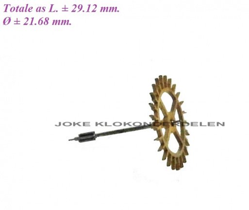 === Ankerwiel = brocot uurwerk = oud === 35892 - nr. 1