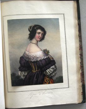 Dames de la Cour [c. 1840] Delpech - 31 handgekleurde ill. - 4