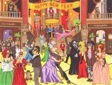 All Jigsaw Puzzles - New Year's Eve Ball - 1000 Stukjes