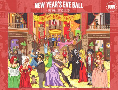 All Jigsaw Puzzles - New Year's Eve Ball - 1000 Stukjes - 2