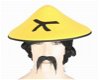 Chinees hoed yellow - 1 - Thumbnail