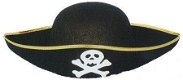 Piraat doodshoofd hoed - 1 - Thumbnail