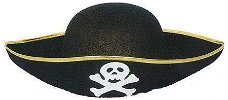 Piraat doodshoofd hoed
