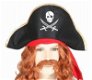 Piraten hoed volwassenen stof - 1 - Thumbnail
