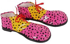 Clownschoenen roze