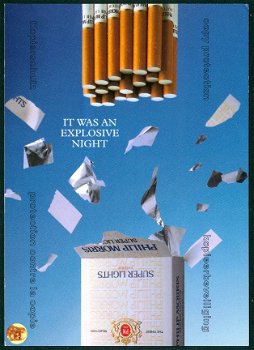 BOOMERANG It was an explosive night - Philip Morris sigaretten - 1
