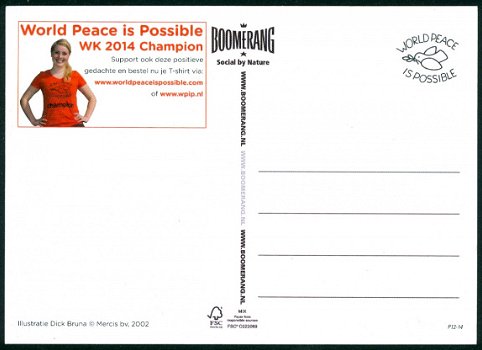 BOOMERANG World peace is possible - WK 2014 Champion - 2