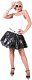 Glitter Rok Zwart One size - 1 - Thumbnail