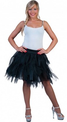 Fancy petticoat black one size.