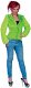 Fuzzy jacket green maat 36-38 40-42 44-46 - 1 - Thumbnail
