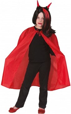 Cape nylon rood maat 110 128