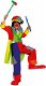 Clown Olaf 2 delig met hoed en strik maat 116 128 140 152 - 1 - Thumbnail