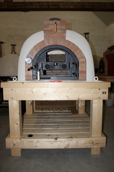 Steenoven houtgestookte pizzaoven traditional brick - 4