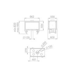 Bronpi Panama-D Doorkijkkachel met ventilatorsysteem - 4