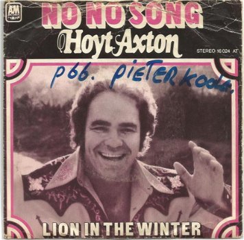 Hoyt Axton ‎: No No Song (1975) - 1