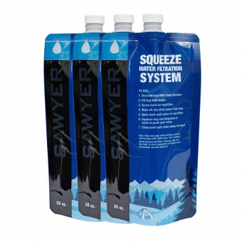 Sawyer® 32oz (1L) Squeezable Pouch-Set of 3 SP113 - 3