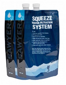 Sawyer® 64oz (2L) Squeezable Pouch-Set of 2 SP114