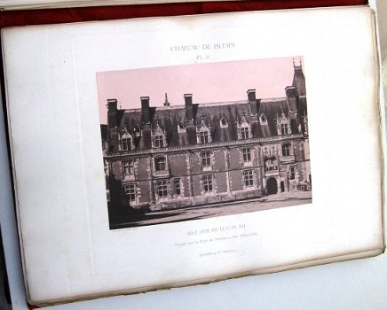 Le Chateau De Blois 1875 Nail - Kasteel Chromolithografie - 4