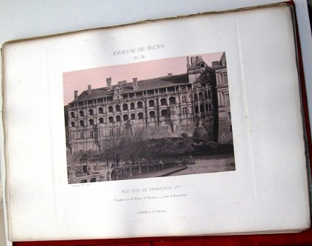 Le Chateau De Blois 1875 Nail - Kasteel Chromolithografie - 6