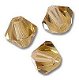 Swarovski 5301 Light Colorado Topaz 4mm Per 10 Stuk - 1 - Thumbnail