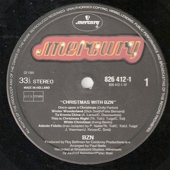 LP - Christmas with BZN - 1