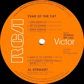 LP - Al Stewart - Year of the cat - 1